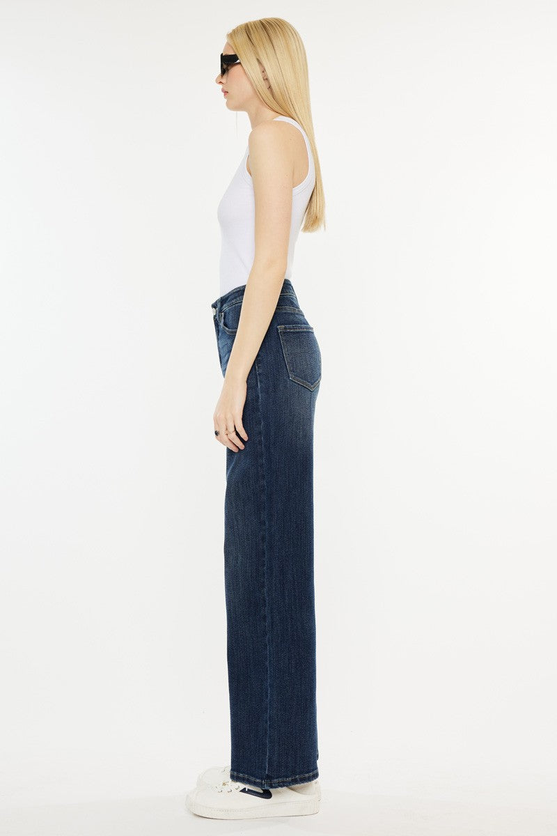 Kan Can - Samia High Rise Wide Leg Jeans