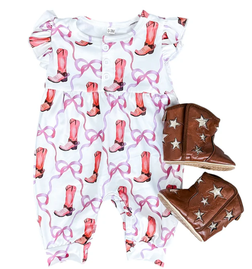 Coquette Boots Jumpsuit