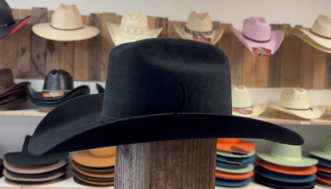 Gone Country- Yellowstone Black- Wool Cashmere Cowboy Hat