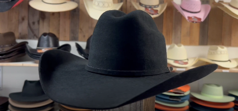 Gone Country- Yellowstone Black- Wool Cashmere Cowboy Hat