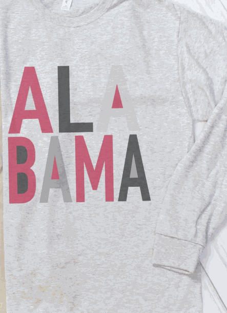 Colorblock Alabama and Auburn Unisex Dri-Power Long-Sleeve