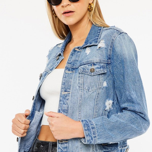 KANCAN CLASSIC TRUCKER DENIM JACKET