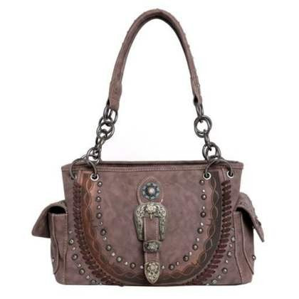 Montana West Buckle Concealed Carry Satchel