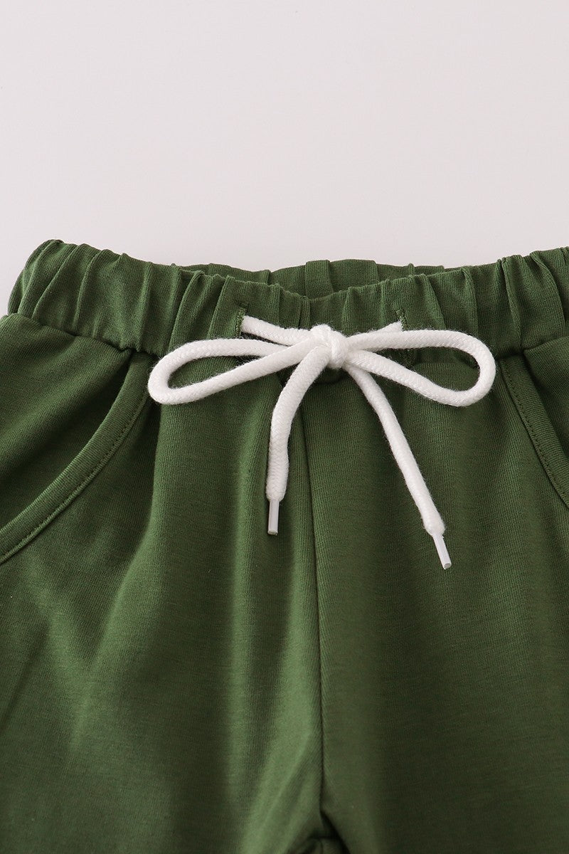 Camouflage Print Pants Set