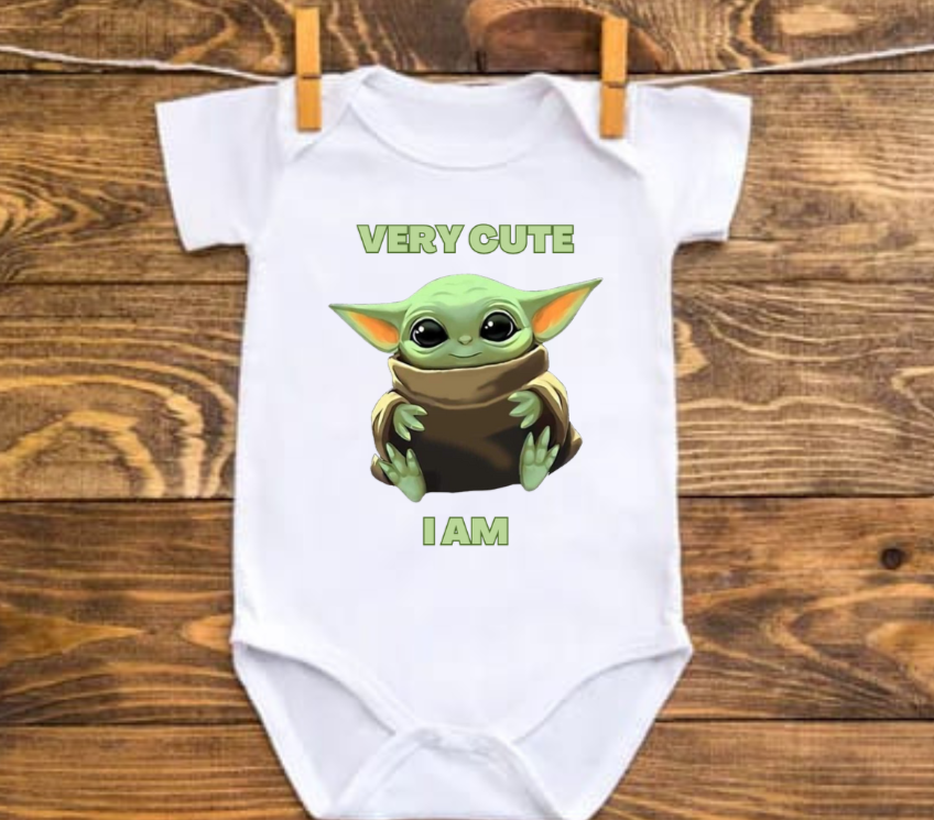 Cute toddler shirt with adorable character design, infant and toddler sizes.