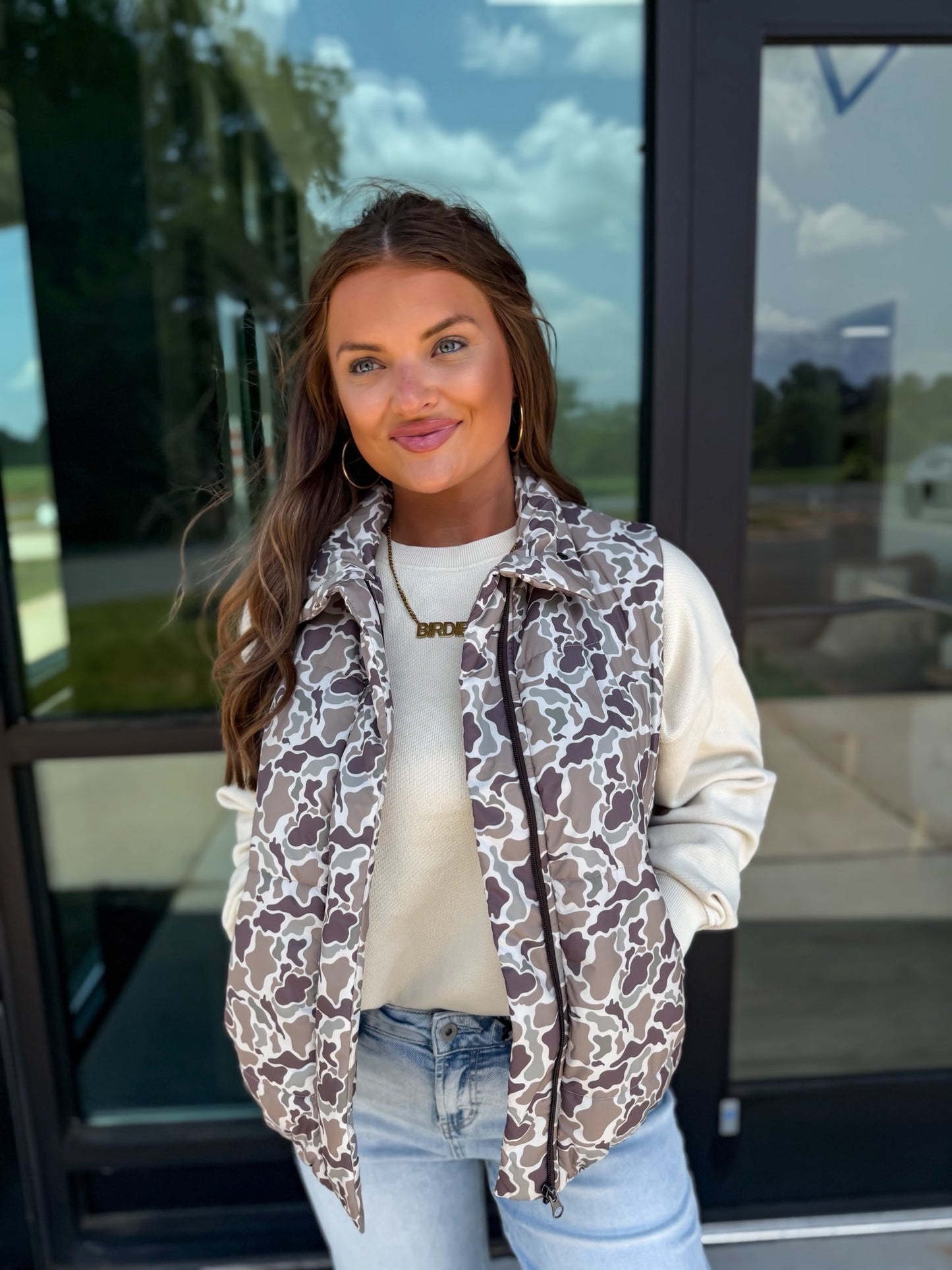 Duck Camo Puffer Vest