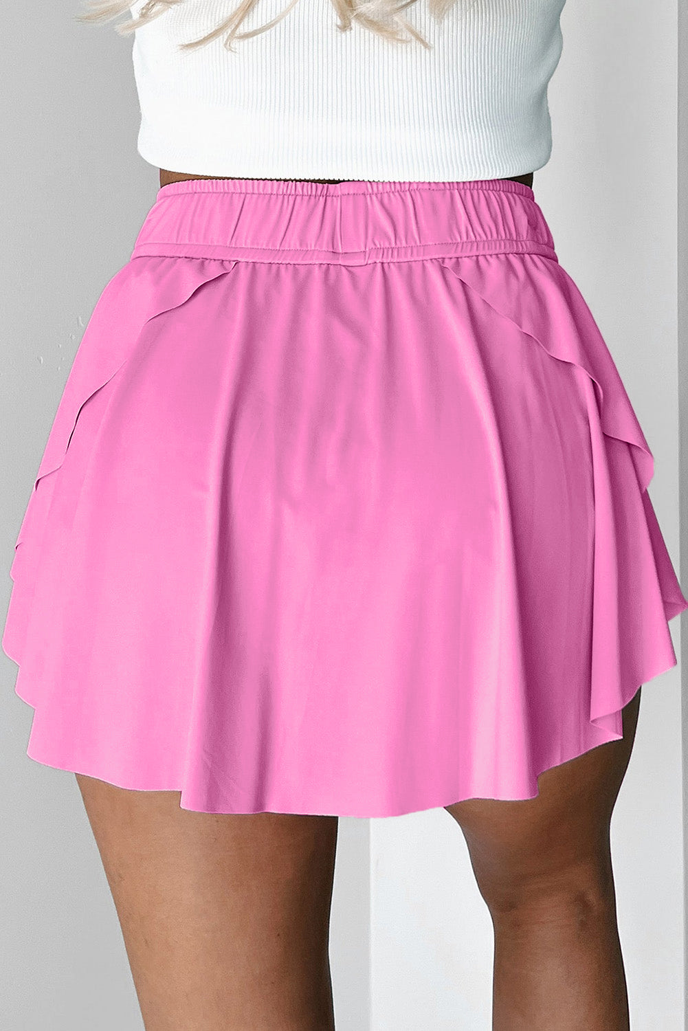 High Waist Lined Tennis Skort