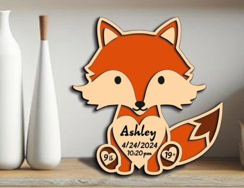 Birth Announcement Signs- Adorable Animals