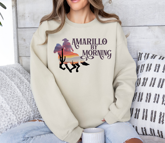 Amarillo By Morning shirt inspired by George Strait, country style.