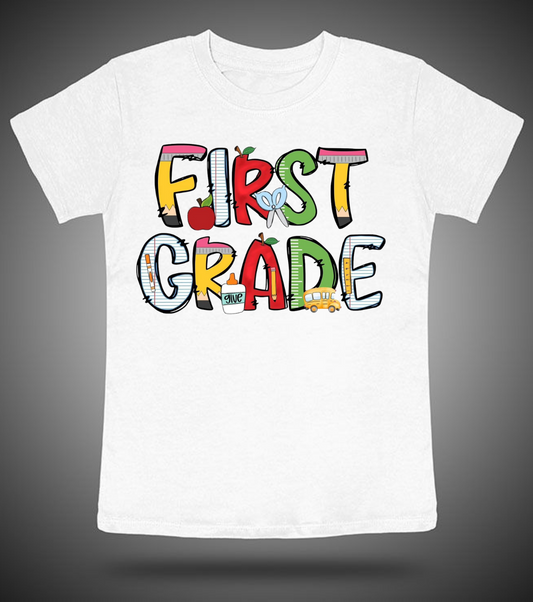 First Grade- Apple Bus and Glue