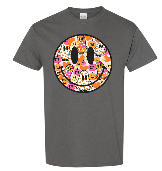 Smiley Face With Ghosts