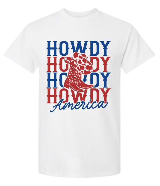 Graphic T- Howdy America