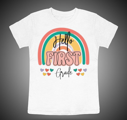 Hello 1st Grade (Rainbow)