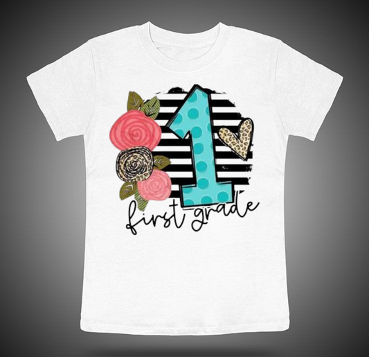 1st Grade (flowers and heart)