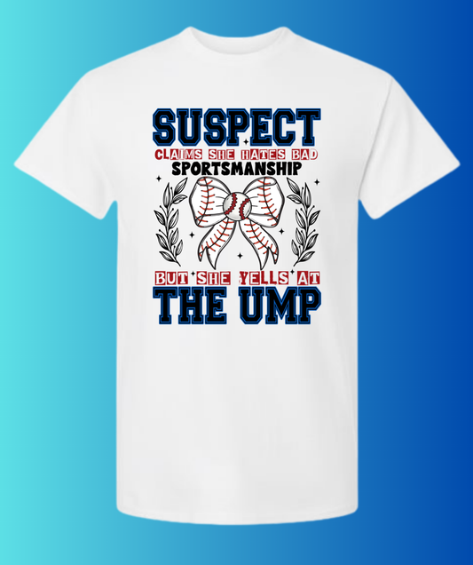 Suspect Yells At The Ump