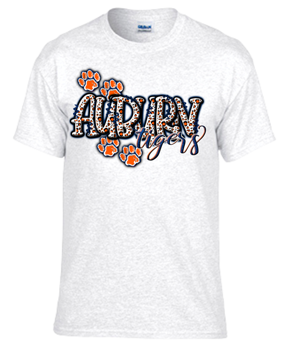 Auburn Tigers T-shirt with bold design and team spirit.