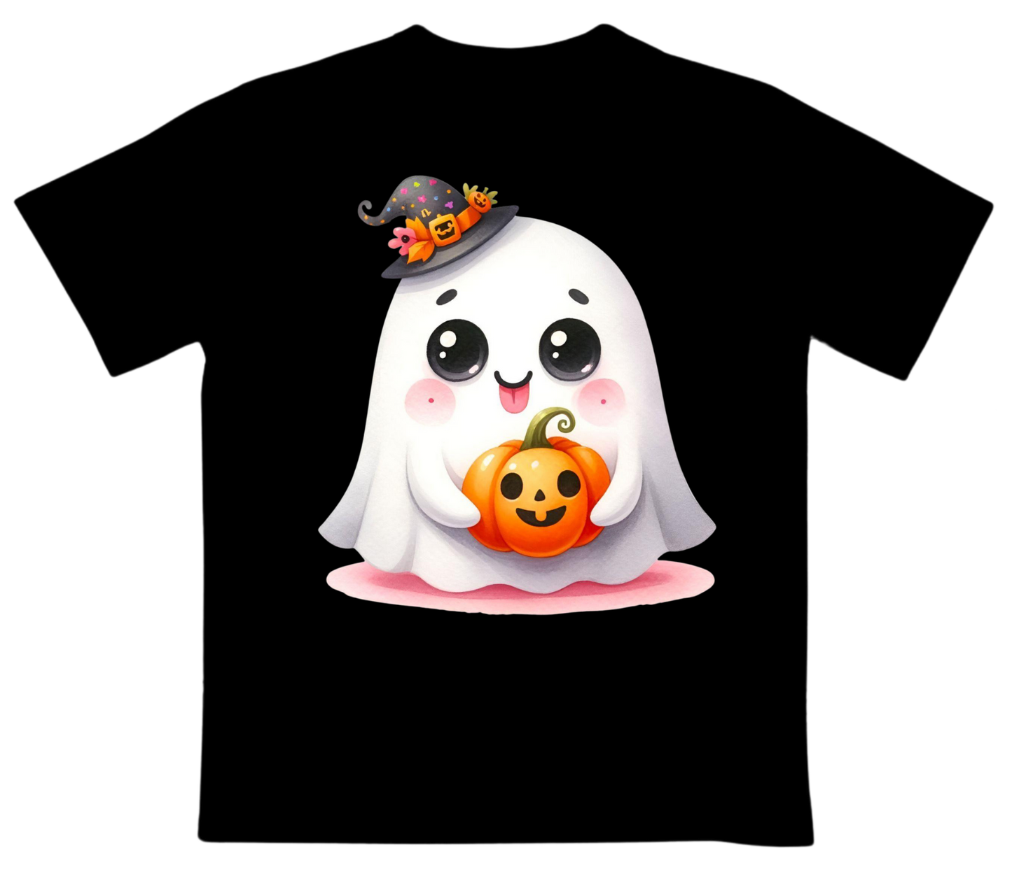 Ghost with Jack-O-Lantern