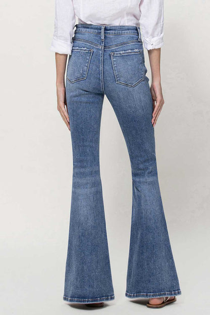 Vervet- Conscious- High Rise Long Flare Jean