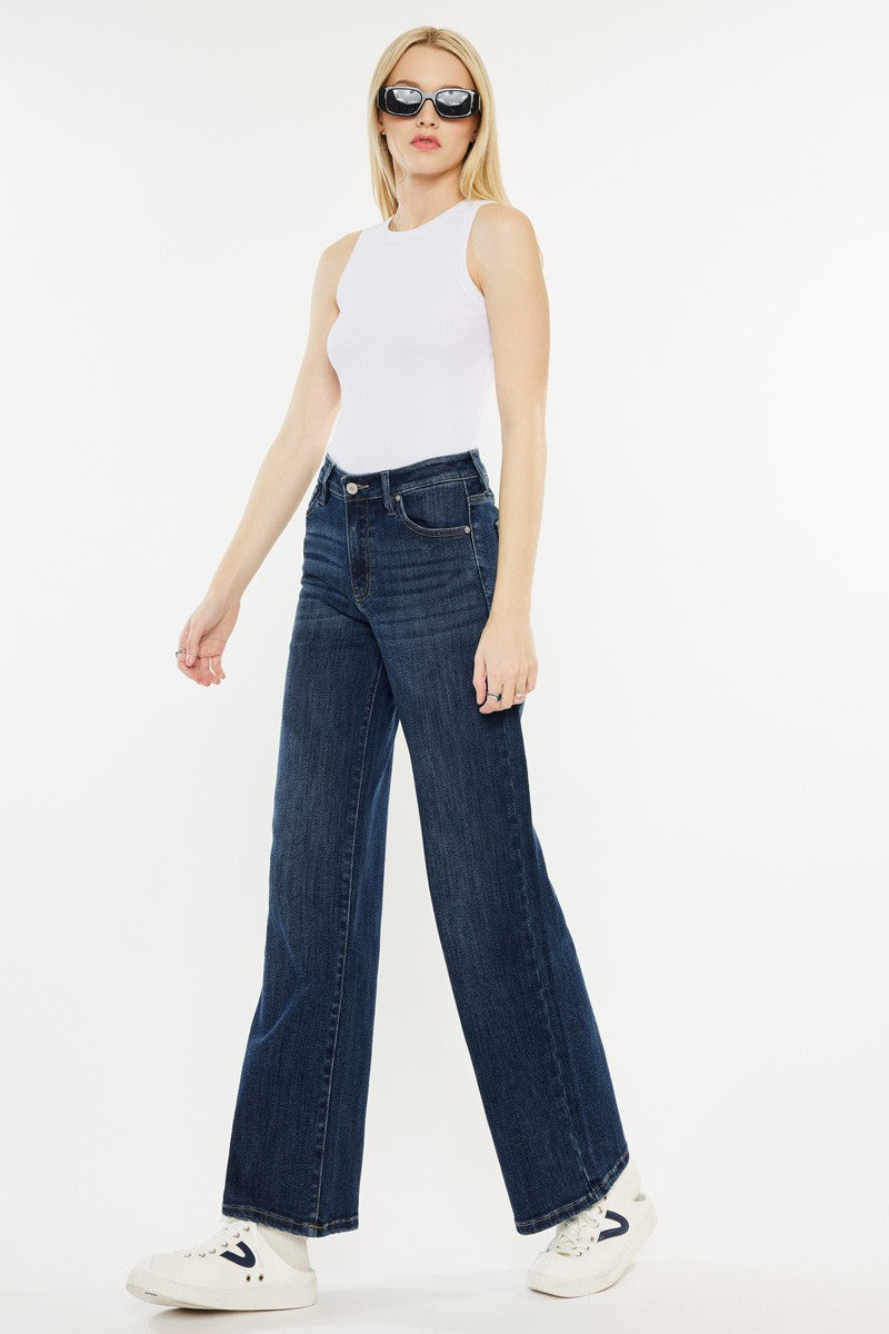 Kan Can - Samia High Rise Wide Leg Jeans