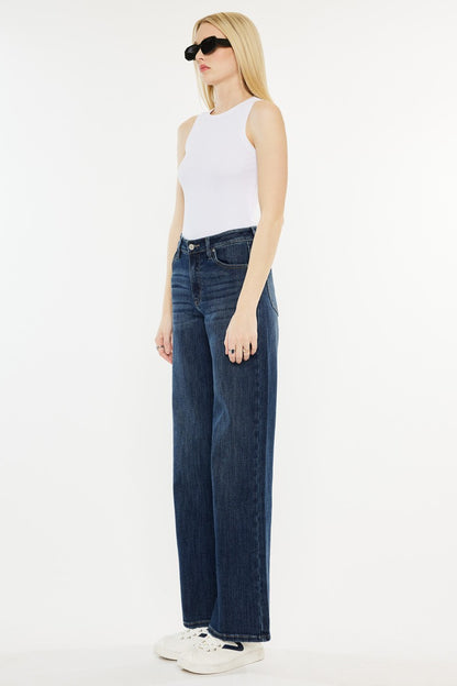 Kan Can - Samia High Rise Wide Leg Jeans