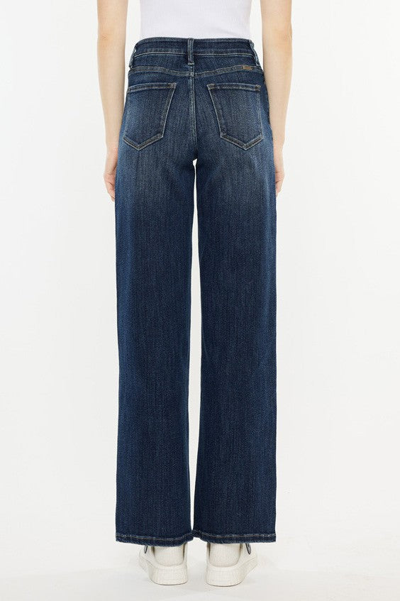 Kan Can - Samia High Rise Wide Leg Jeans
