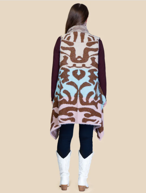 Multi Color Fall Vest - Multi