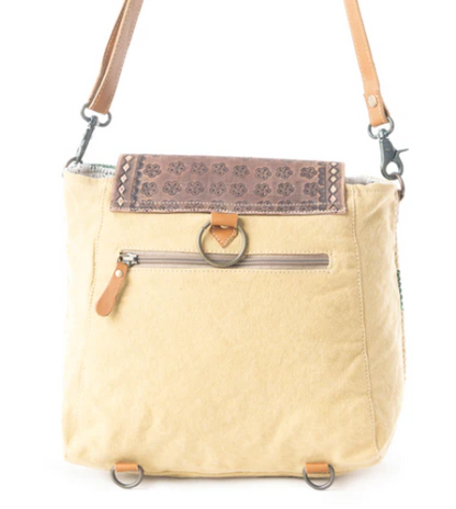 MYRA- Embossed Scarlet Hand-Tooled Bag