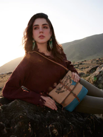 MYRA- Grand Canyon Foldover Market Bag