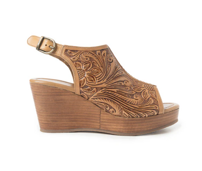 MYRA- Mila's Trail Sandals In Brown
