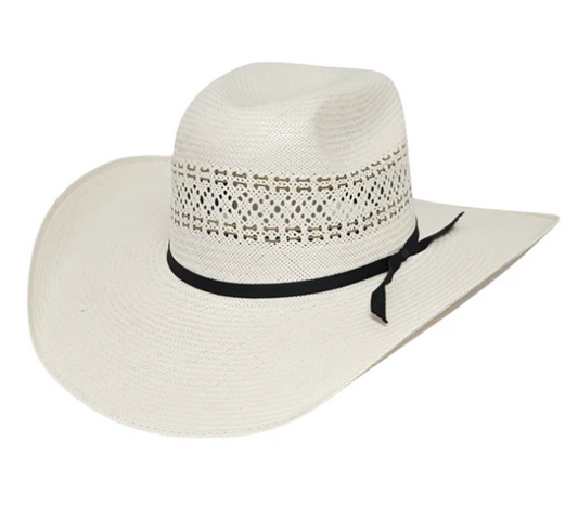 Gone Country- Big Sky Ivory Glazed II - Shantung Straw Cowboy Hat