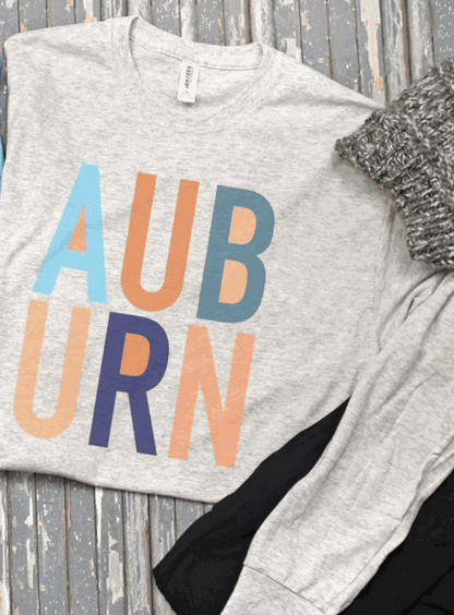 Colorblock Alabama and Auburn Unisex Dri-Power Long-Sleeve