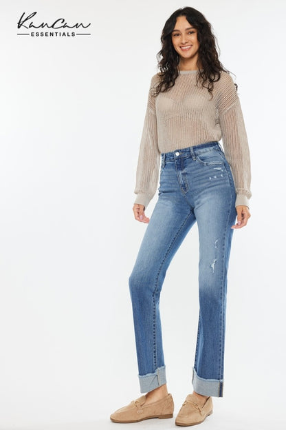 Kan Can - Trini Essentials High Rise Straight Jeans