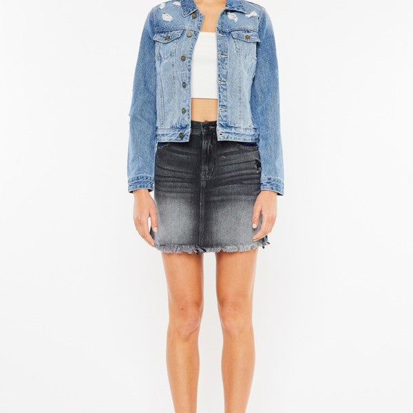 KANCAN CLASSIC TRUCKER DENIM JACKET