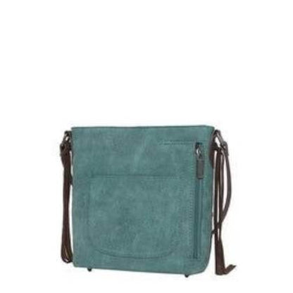 Wrangler Fringe Western Concealed Carry Tote- Teal