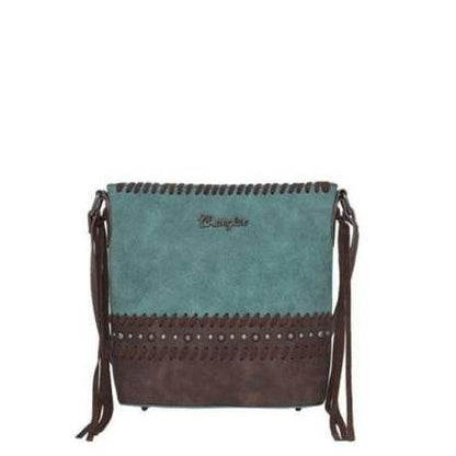 Wrangler Fringe Western Concealed Carry Tote- Teal