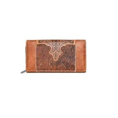 Montana West Hair-on Western Wallet