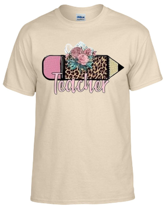 Teacher- Leopard Pencil