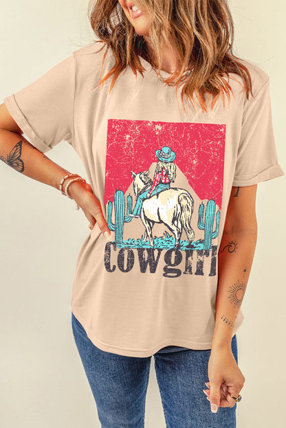 Cowgirl Rodeo Graphic T-Shirt