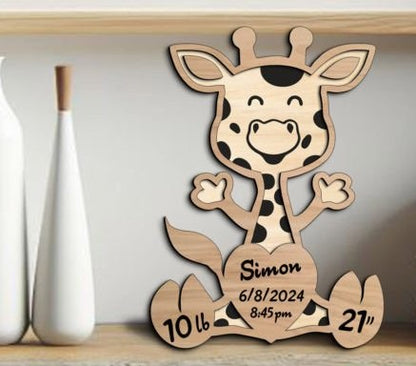 Birth Announcement Signs- Adorable Animals