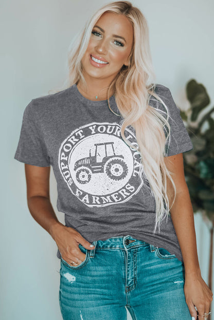 Support Your Local Farmers Graphic T-Shirt