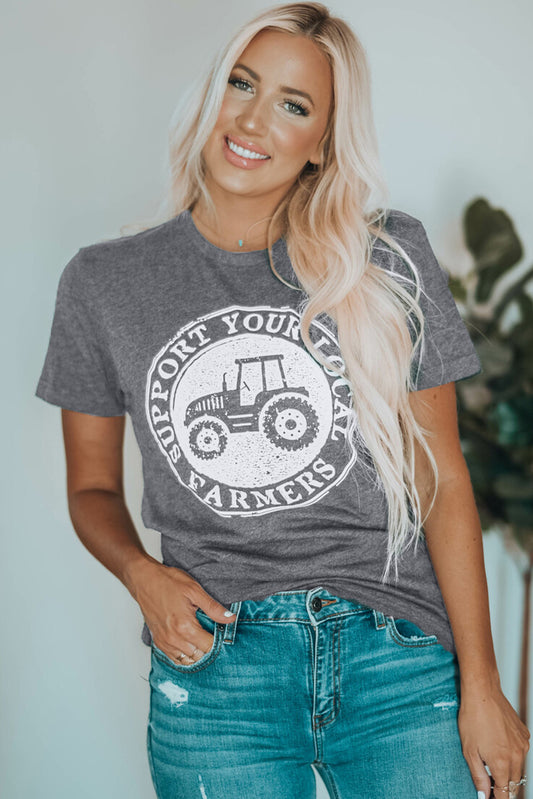 Support Your Local Farmers Graphic T-Shirt