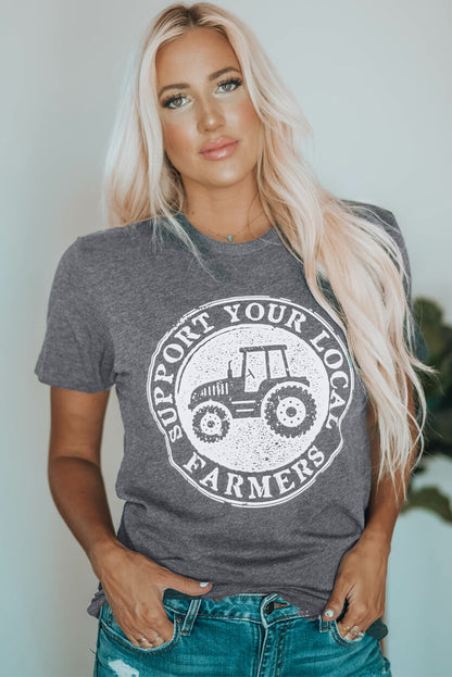 Support Your Local Farmers Graphic T-Shirt