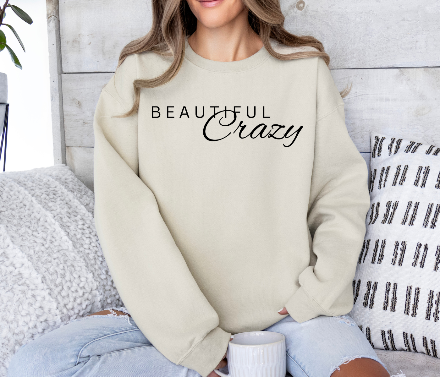 Beautiful Crazy shirt with playful design, perfect for the wild at heart.