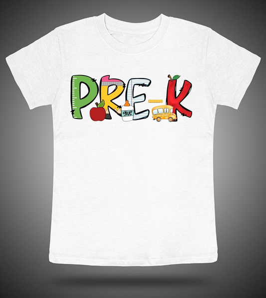 Pre-K- Apple Bus and Glue