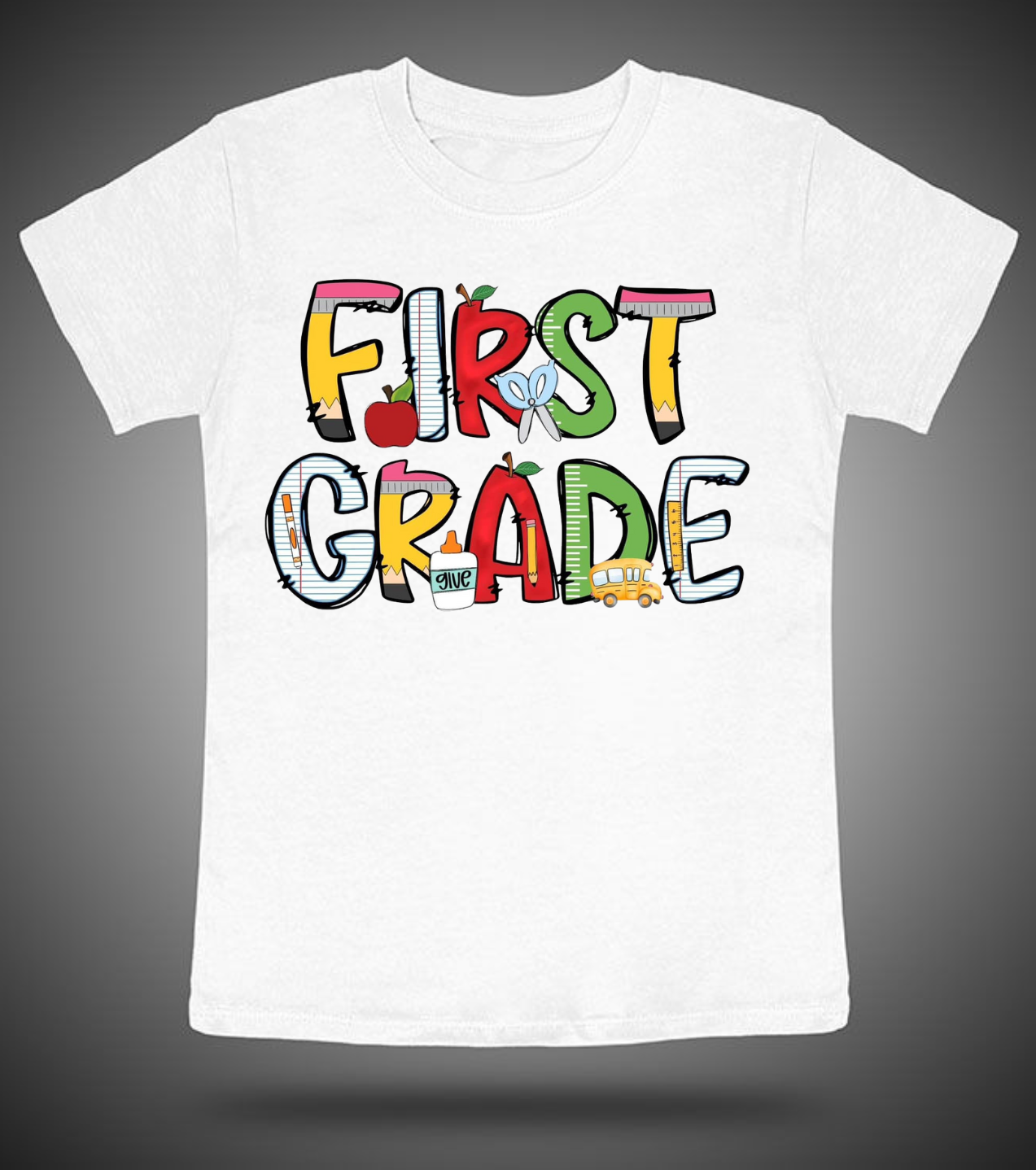 First Grade- Apple Bus and Glue