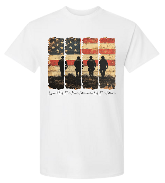 Graphic T- Because Of The Brave