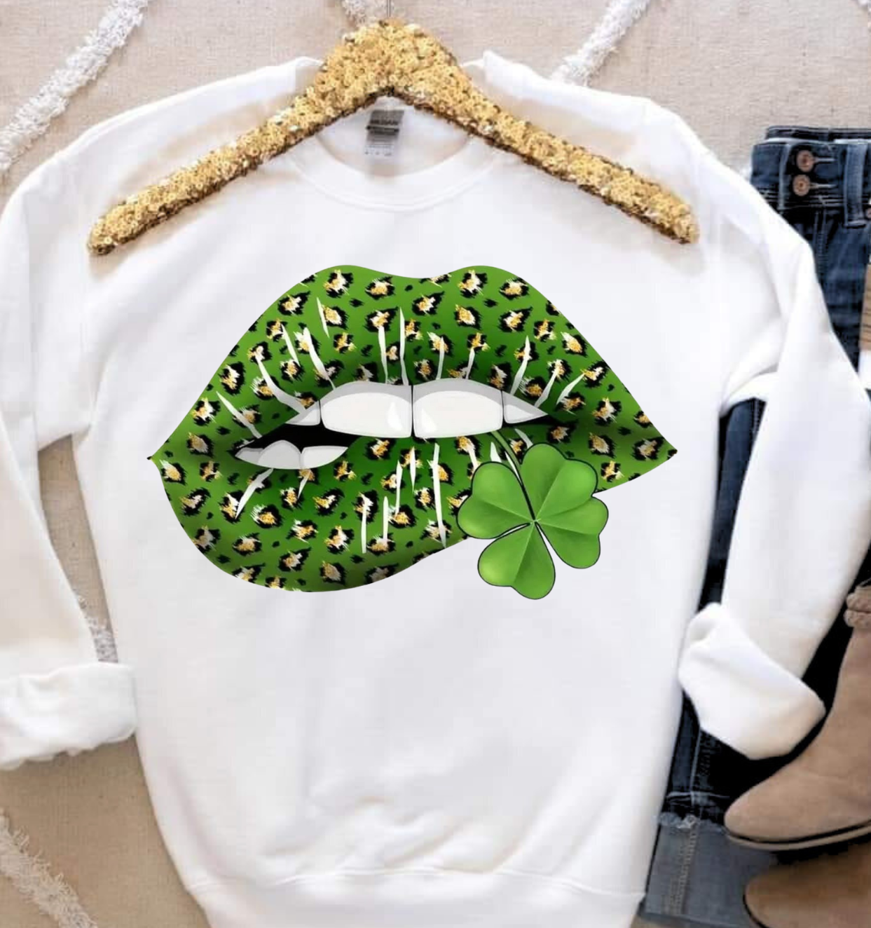 St. Patrick's Day Lips