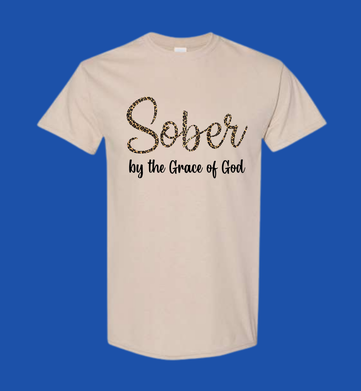 Sober By The Grace Of God Graphic T-shirt
