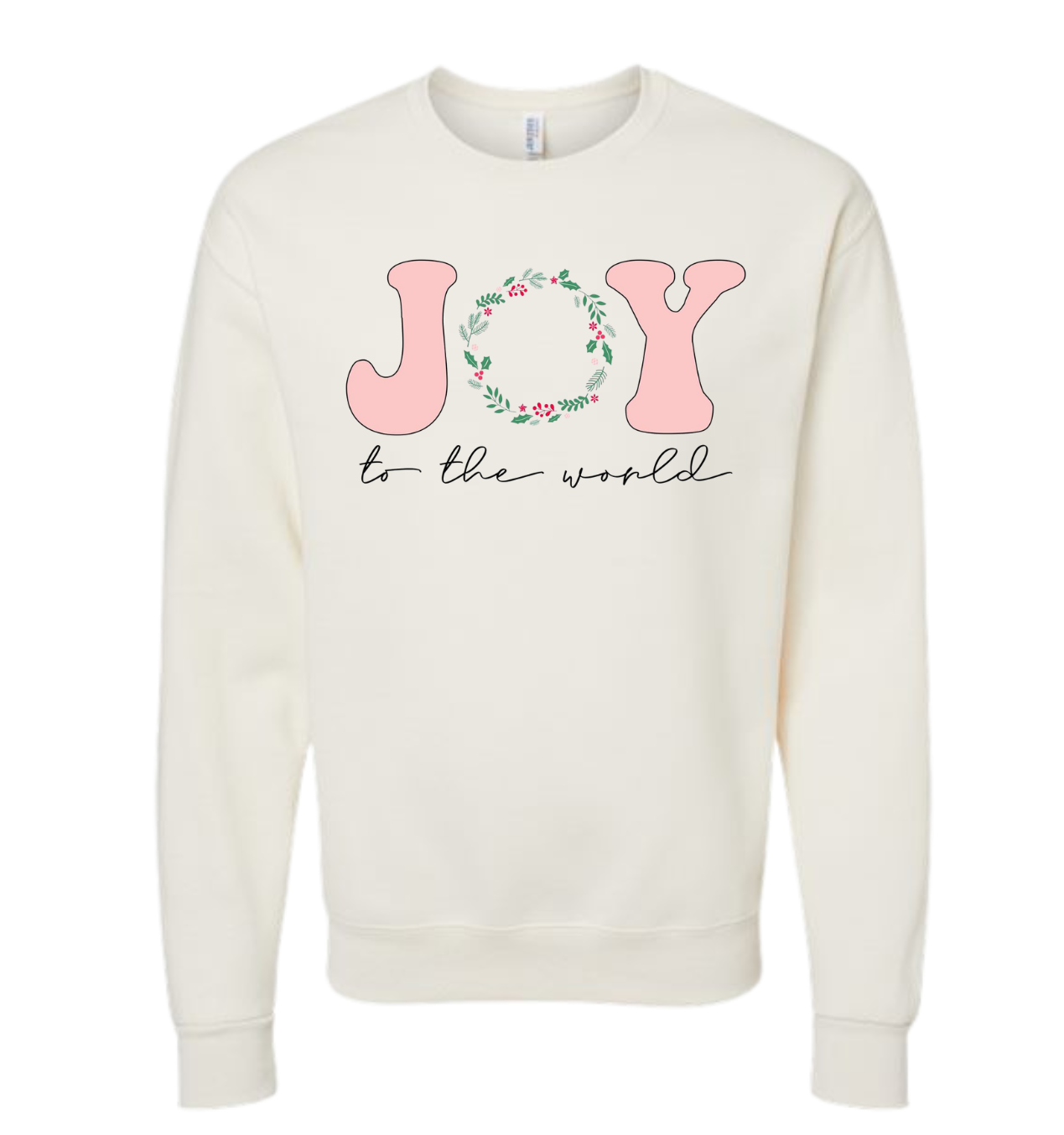 Joy To The World Shirt with playful design on white background.
