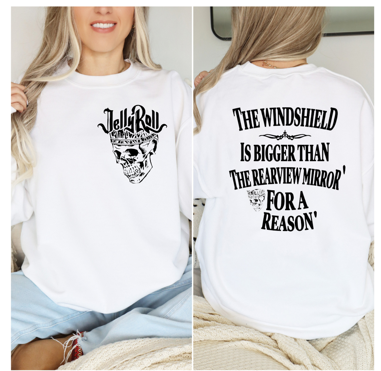 Jelly Roll- The Windshield Is Bigger Than The Rearview Mirror For a Reason